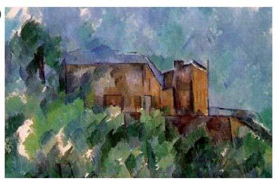 A more abstract house. Paul Cezanne s Château Noir.