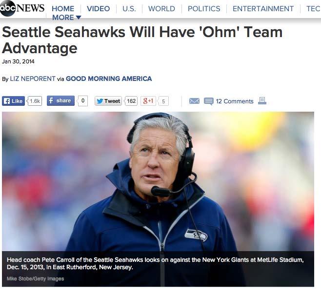"He [Head Coach Pete Carroll] recognizes that quality of thought readily translates into quality