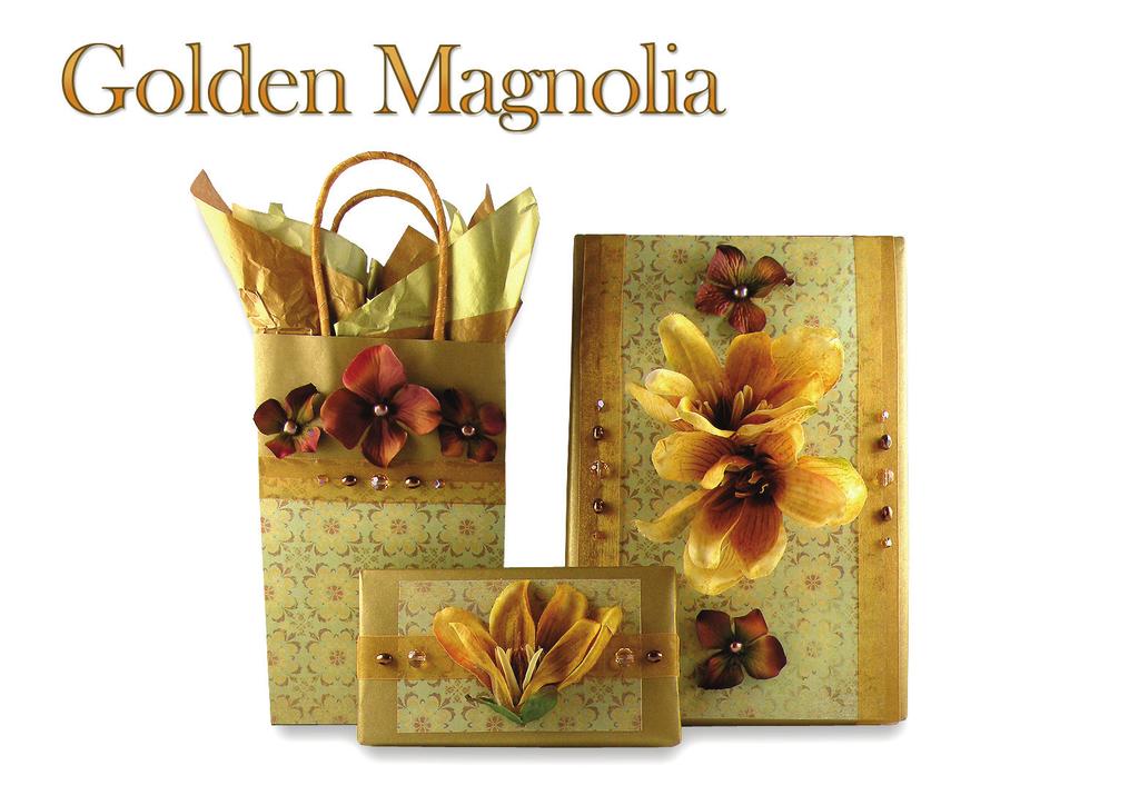 Gift Design by Gina Tepper Golden Magnolia These beautiful