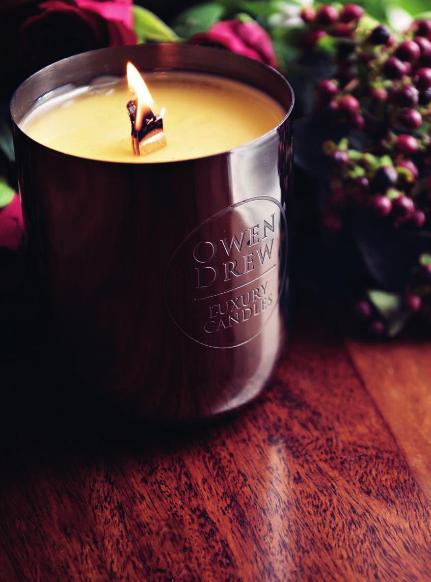 Owen Drew Autumn Collection Black Vetiver The classic, fresh earthiness of vetiver combines with smoky leather to make this a wonderfully rich scent. A perfect marriage of fresh and smoked wood notes.