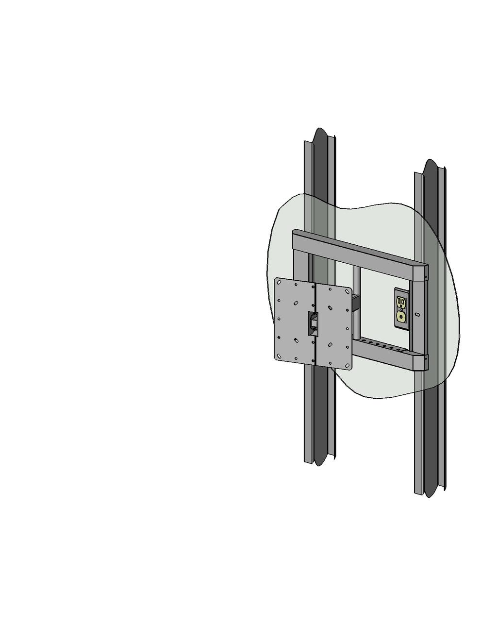 Page 1 of 6 LC200DS1 Double Stud Articulating Wall Mount for Flat Panel Screens up to 32" with up to 200mm x 200mm VESA Mounting Patterns A multi-position dual articulating arm for flat screens up to