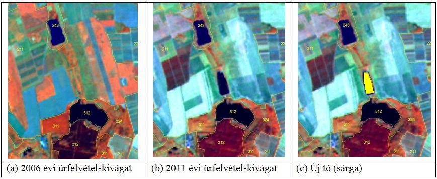 New water bodies in agricultural land Detection based on ancillary data and multi-temporal NDWI (Norm. Diff.