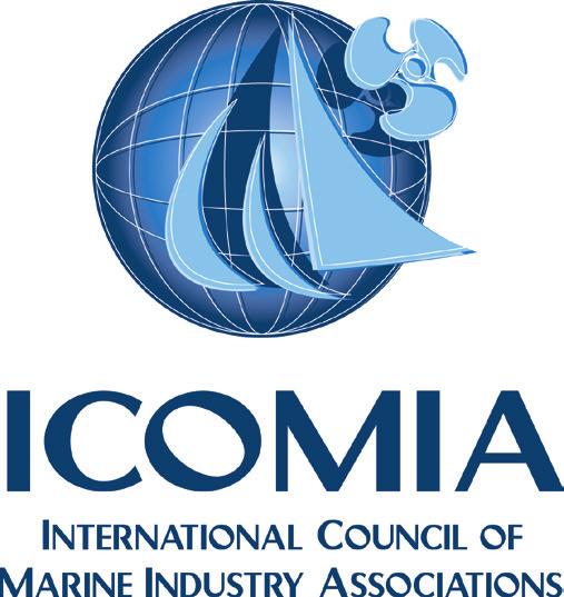 THE ICOMIA IS THE INTERNATIONAL TRADE ASSOCIATION REPRESENTING THE GLOBAL MARINE INDUSTRY SINCE 1966 ICOMIA brings together national boating federations in one global organisation and represents them