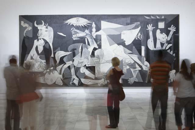 Guernica Context A tour focusing on the most emblematic work in the Museum s Collection, Pablo Picasso s Guernica.