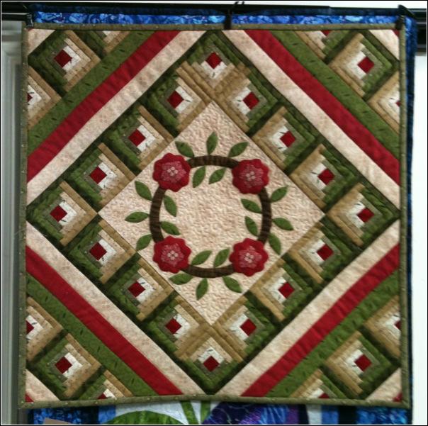 4:00 pm Thu, Sep 6, 2012 at 6:00 pm to 8:00 pm Roses in the Cabin This little quilt will add a touch of elegance to your table.