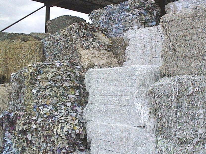 Outdoor storage of bales
