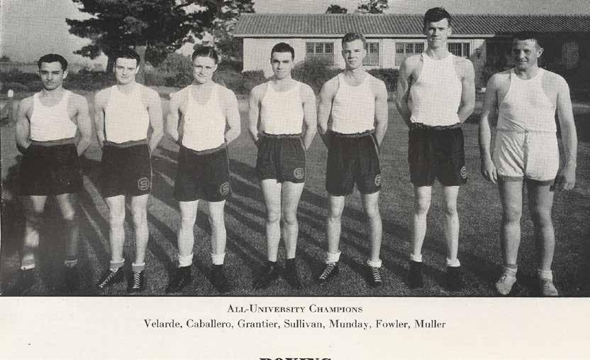 f 2 CHARITABLE Estate Planning Spring 2015 Creating a Legacy The Stanford Quad 1934 One of the Cardinal s best mittmen, Cabby Caballero, 35 (second from left), was a featherweight on the Stanford