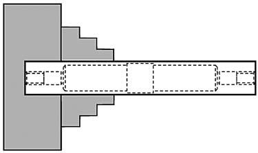 2009 VCE VET ENGINECII EXAM 30 Figure 9 shows the spindle set up in the lathe to start turning the diameters. Figure 9 d.