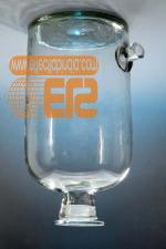 Made of soda glass, with 2 necks.01 Cap. 250 ml..02 Cap. 500 ml. ASPIRATOR, GLASS (SGS.101.