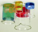 .06 1500 ml. BEAKER, GLASS (SGS.101.20) Low from with spout. Made from heavy moulded soda glass. Graduated.