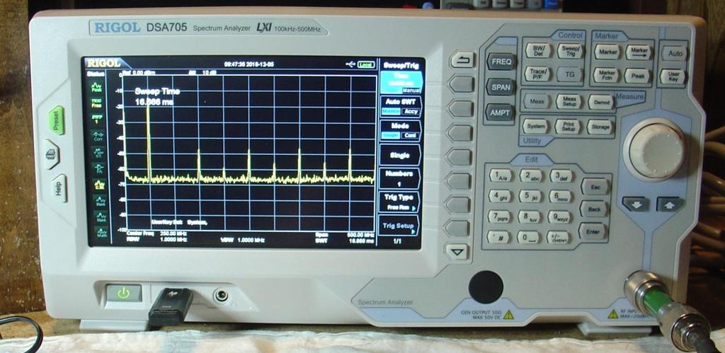 Rigol DSA705 Spectrum Analyzer Reviewed by Phil Salas AD5X ad5x@arrl.net Today s state-of-the-art test equipment is becoming more and more affordable.
