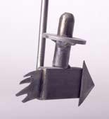 ½ diameter steel rod Washer ⅜ x 1 x 2 steel bar 18 gauge
