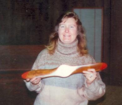 1994: Deb with the traveling trophy