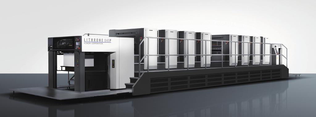 Equipped with Komori s own high-performance perfecting mechanism configured by three double-size cylinders impression cylinder, transfer cylinder and perfecting cylinder.