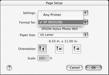 Basic Printing on Mac OS X If you re using an OS X compatible printing application, follow the steps below to print a document.