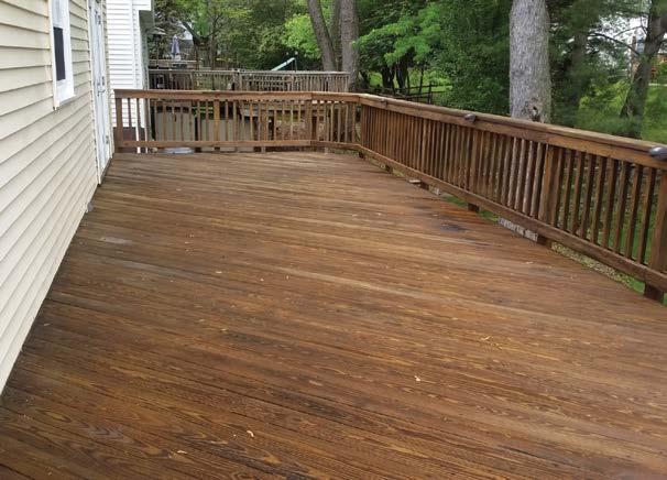 Comes in a variety of colors Before Advanced UV protection for more enduring protection With deck stains you have two options: Semi Transparent- You can