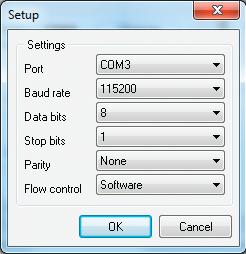 COM port is assigned to Ready for PIC board (in this case it is COM3) 01 02 03 Click the Change