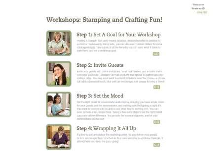 Step 1: Set A Goal for Your Workshop. To start with Step 1, click the Go button.