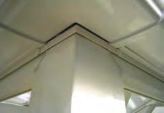The gap between the bottom of the gutter and the top of the frames is cloaked off with an under gutter trim (XYGIT2).