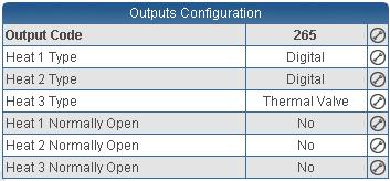 Using the dc gfxapplications Configuring the Output Parameters All output configuration setpoint parameters are found in the Outputs Configuration table.