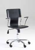 With 28 pieces to choose from Nimbus provides a practical solution to your home office furniture needs. Executive Office Chair C50 Black leather upholstery. Adjustable gas lift seat.