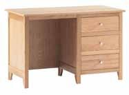 Corner desk with 3-drawer cabinet, single door cupboard and corner desk top