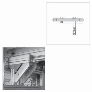 of heavy constructions - Attachment of internal feet - Floor mounting