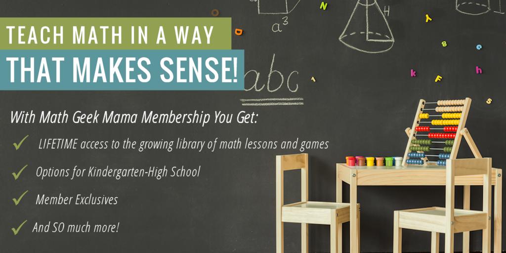 Find more great math resources with Math Geek Mama Membership! Learn more here: http://members.