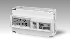 Energy Management Energy Meter with plug-in Output Modules Type EM4-DIN Degree of protection (front): IP 40 Front dimensions: 9 DIN modules RS 422/485 Serial port by means of optional module Dual