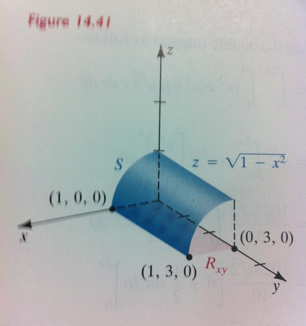 (3) Evaluate S (z + y)ds if S is the part of the graph of z = 1