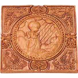1-005 NEW Angel in Prayer Plaque Material: Resin Height: 4" 179107