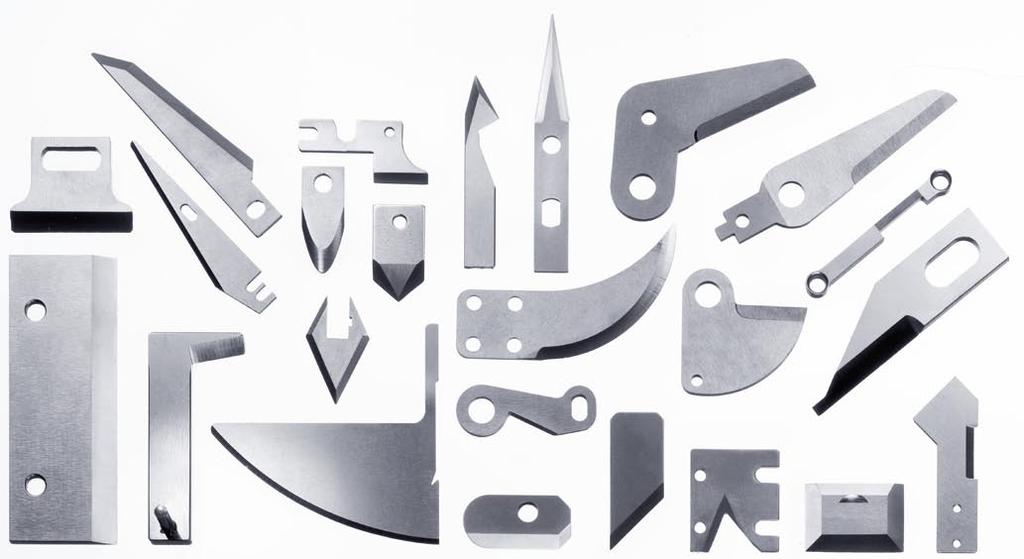 For special requirements, we can tip knives with tungsten carbide or manufacture them completely from tungsten carbide. Of course we can also fulfil other material requirements.