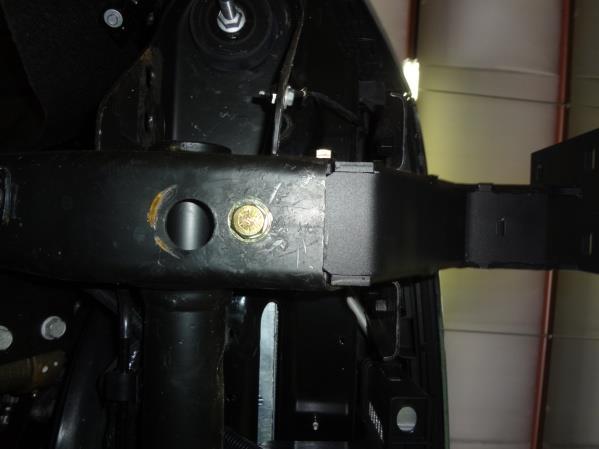 floor jack, to support the center of the bumper,