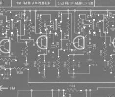 SECTION 8 FIRST FM IF AMPLIFIER The operation of the first IF amplifier is the same as the second IF amplifier except that the gain is different.