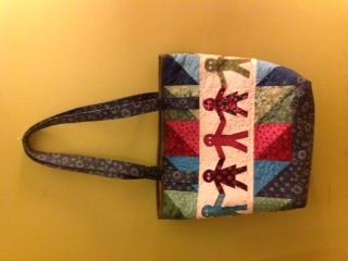 Neighbors All Are We Tote Bag and Table Runner Created by Kathy Stanley Sewing by the Sea, Trenton 207-664-2558