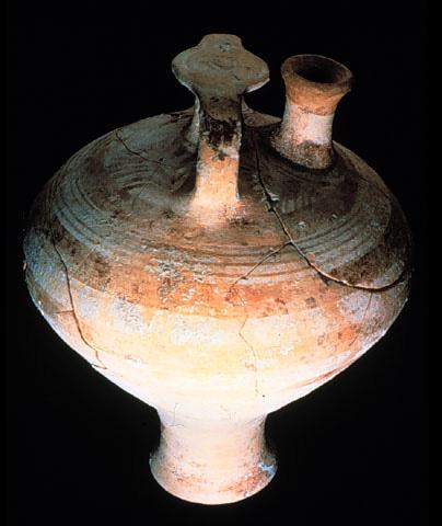 Mycenaean ceramic jar, may have been for scented