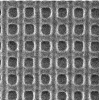 3nm Acid depletion close to litho1 line due to diffusion from resist 2