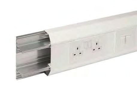 9 Sterling Profile 3001 to 3003 Aluminium trunking systems Sterling Profile aluminium is a popular and stylish looking trunking system that offers a variety of trunking profiles with separate