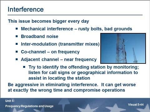 Interference How does interference affect radio communications?