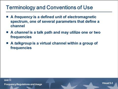 Terminology and Conventions of Use November 2014 Course
