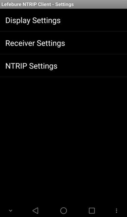 7) In the NTRIP Settings, all the upper six fields (Network Protocol, Caster IP, Caster Port, Username, Password and Data Stream) are