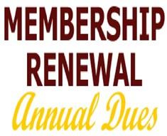 A one-year membership will now be $25. All membership fees can be paid in January or earlier, but the membership fee will be due no later than February 01.