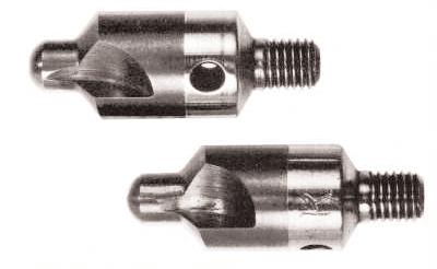 The tools are designed to be used in a conventional microstop cage unit. This countersink is "Magnicon Bonded" with a diamond mesh size of 60 grit.