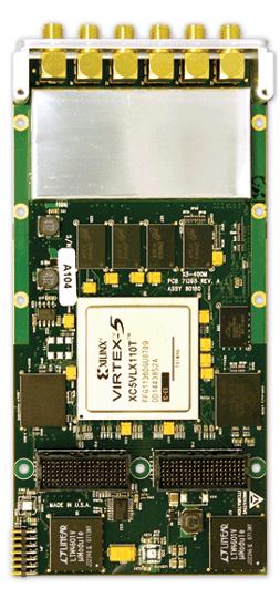 Signal Processing Platform Hardware Innovative DSP X5-400M Xilinx Virtex 5 SX95T 2 x 14 bit ADC @ 250 MHz 10
