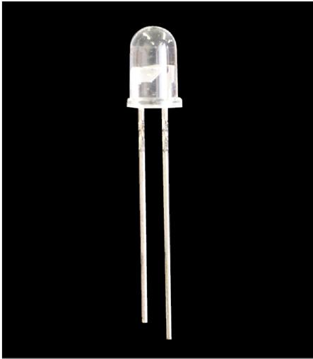 Infrared light emitting diode, top view type SIR56ST3F The SIR56ST3F is a GaAs infrared light emitting diode housed in clear plastic.
