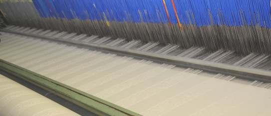 WEAVING The weaving unit of BKS is installed with state of the art, brand new, 36 ITEMA Electronic Dobby Rapier weaving