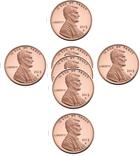 5 in a row solution. Move the 2 pennies at both ends of the horizontal row and place them on top of the penny at the intersection of the horizontal and vertical rows.