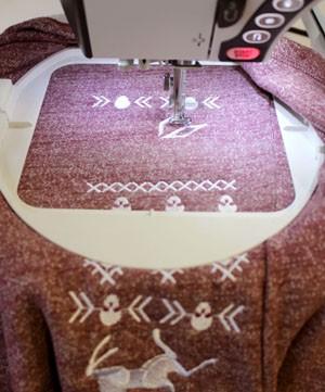 Sew the final bottom piece on your first sweater pattern. And that s it! That s the trick really.