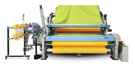 the isaver TM, a revolutionary device, never-before-seen in the industry, that eliminates the waste selvedge on the left-hand side of the fabric thus leading to unparalleled savings.