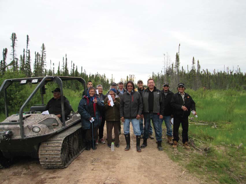 Exploration workforce is from local First Nation communities Site visits by
